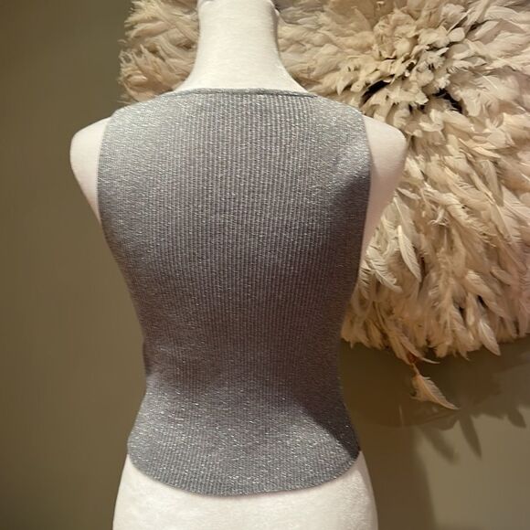 Zara silver tank top - Picture 2 of 5